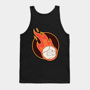 Fire Baseball Tank Top